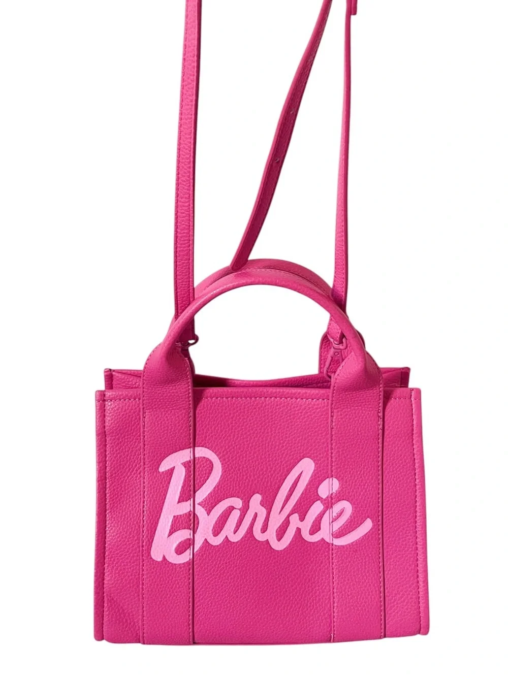 Barbie Hot Pink Tote Crossbody Bag